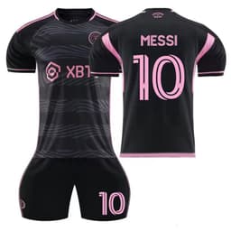 image-23-24 MLS Miami Messi No. 10 Away Children's Kit with Socks