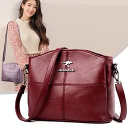 image-Women's Spliced Messenger Bag Single Shoulder