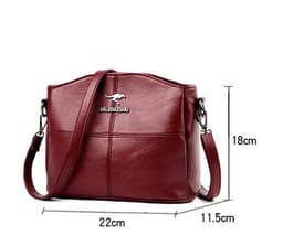 image-Women's Spliced Messenger Bag Single Shoulder