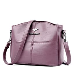 image-Women's Spliced Messenger Bag Single Shoulder
