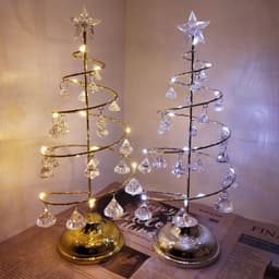 image-LED Crystal Christmas Tree Night Light
