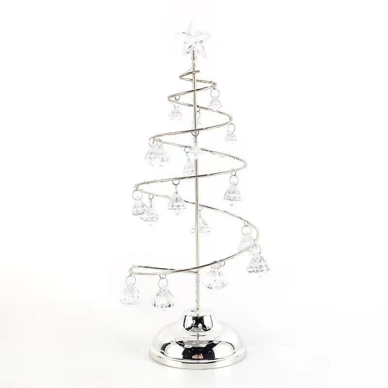 image-LED Crystal Christmas Tree Night Light