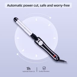 image-Automatic Hair Curling Iron 25mm Ceramic Barrel Wired