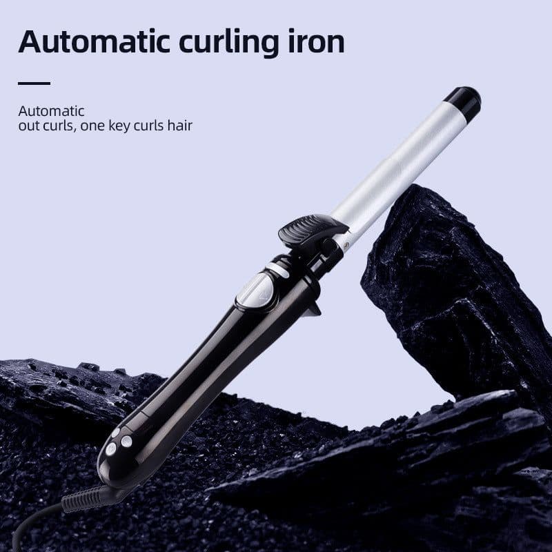 image-Automatic Hair Curling Iron 25mm Ceramic Barrel Wired