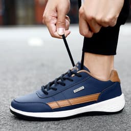 image-Men's Casual Sneakers Blue Size 48