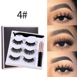 image-TEAYASON Magnetic False Eyelashes Set 3 Pairs