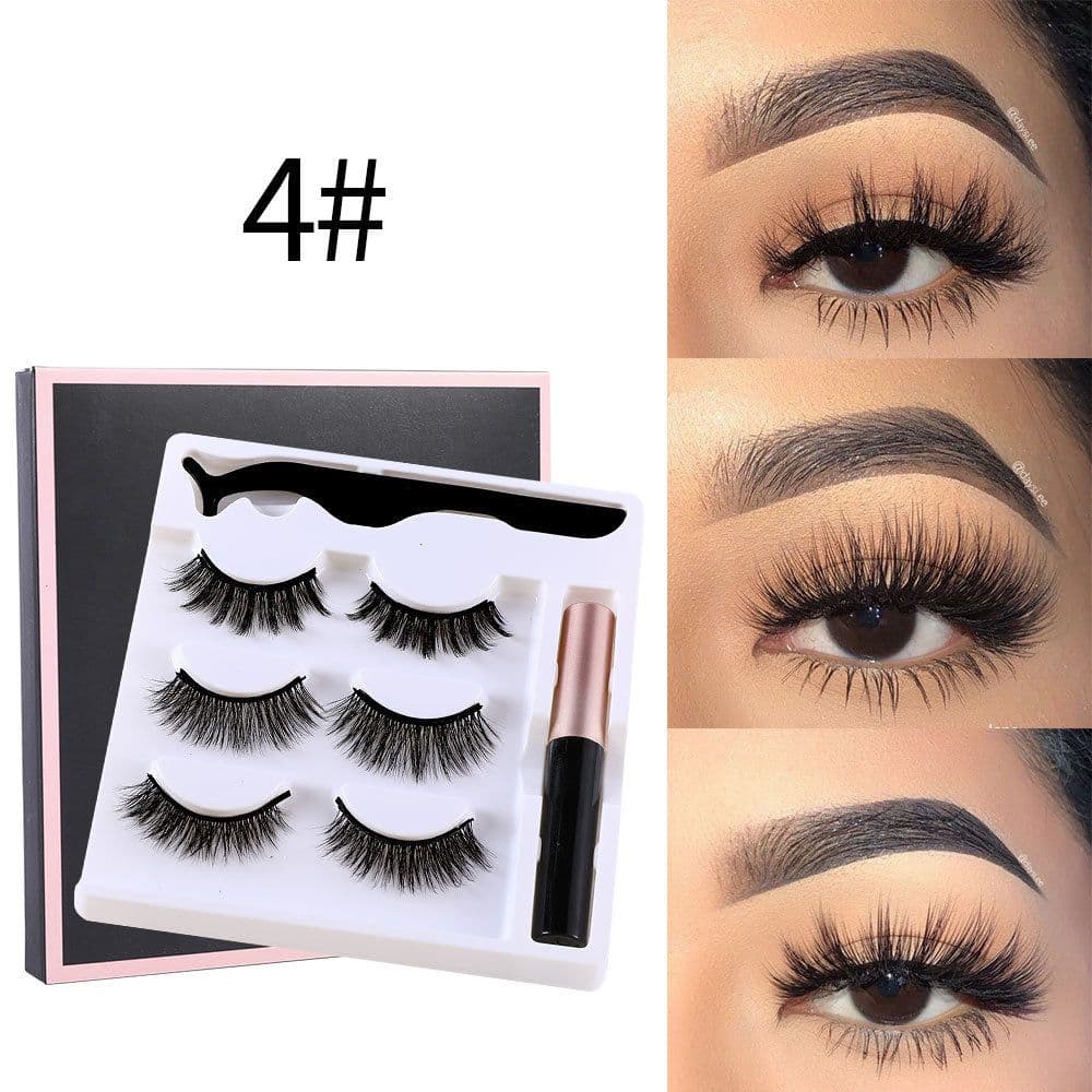 image-TEAYASON Magnetic False Eyelashes Set 3 Pairs