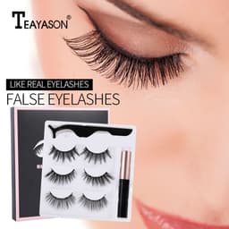 image-TEAYASON Magnetic False Eyelashes Set 3 Pairs