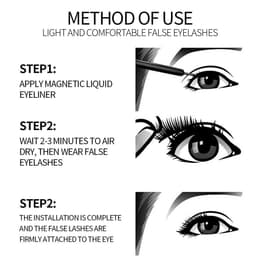 image-TEAYASON Magnetic False Eyelashes Set 3 Pairs