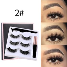 image-TEAYASON Magnetic False Eyelashes Set 3 Pairs