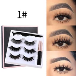 image-TEAYASON Magnetic False Eyelashes Set 3 Pairs