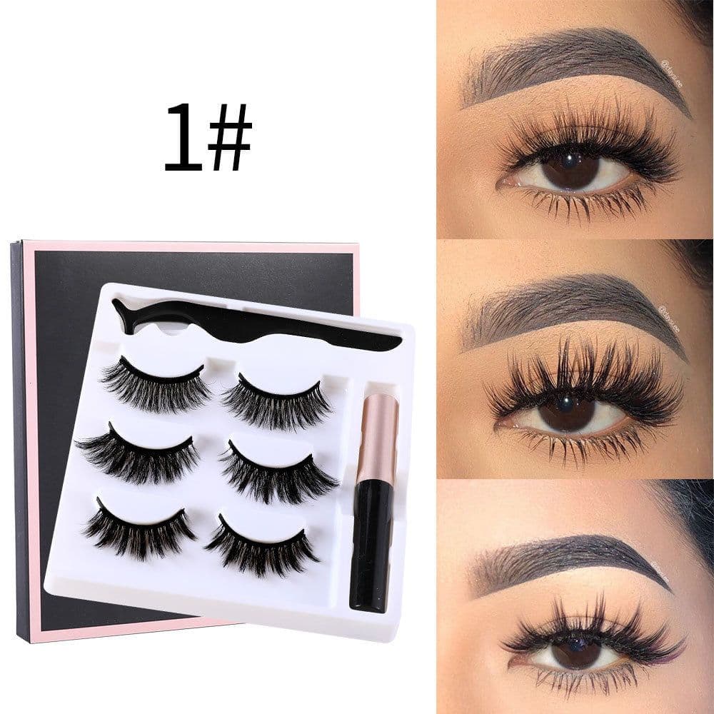 image-TEAYASON Magnetic False Eyelashes Set 3 Pairs