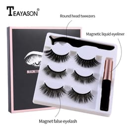 image-TEAYASON Magnetic False Eyelashes Set 3 Pairs