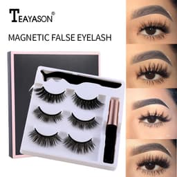 image-TEAYASON Magnetic False Eyelashes Set 3 Pairs