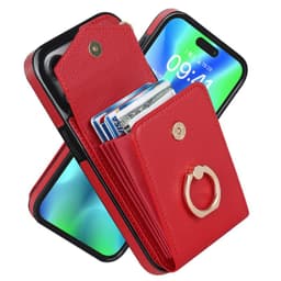 image-iPhone 14 Pro Max Leather Case with Ring Buckle