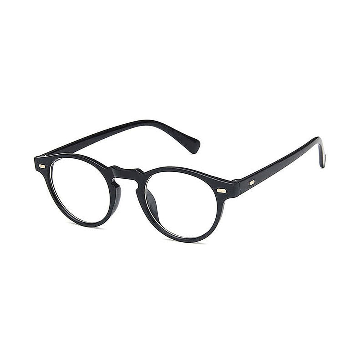 image-Men's Round Frame Retro Sunglasses