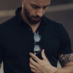 image-Men's Round Frame Retro Sunglasses