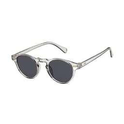image-Men's Round Frame Retro Sunglasses