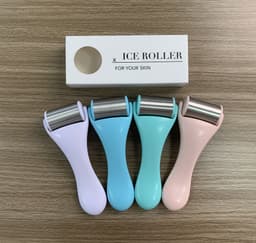 image-Ice Roller Facial Massage Tool Stainless Steel