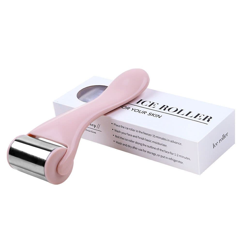 image-Ice Roller Facial Massage Tool Stainless Steel
