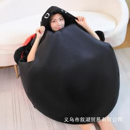 image-Large Beetle Plush Pillow Toy