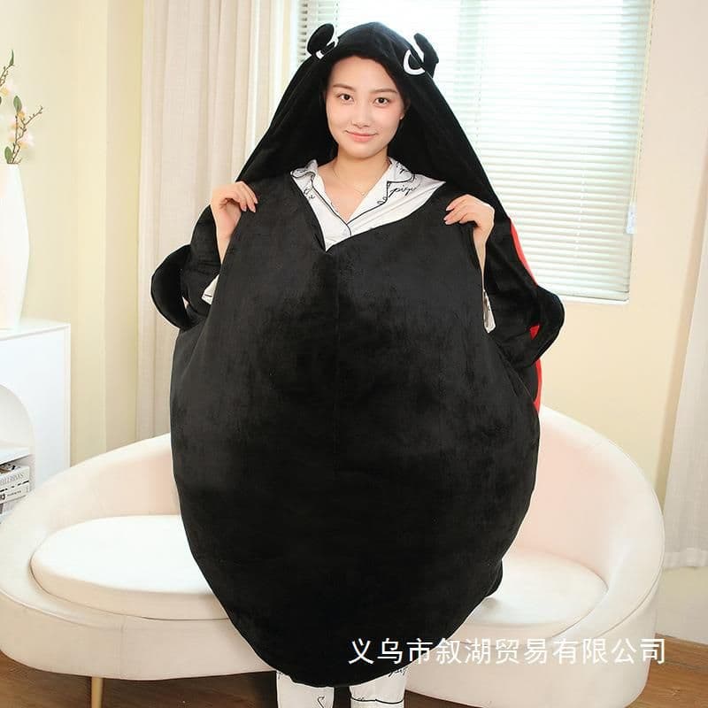 image-Large Beetle Plush Pillow Toy