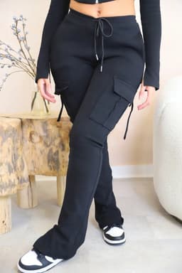 image-A5342 Double Sided Velvet Casual Pants Pink XXL