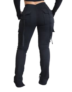 image-A5342 Double Sided Velvet Casual Pants Pink XXL