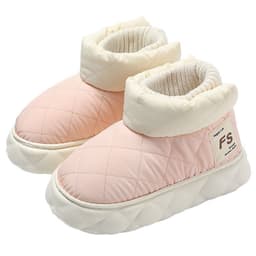 image-Waterproof Winter Cotton Slippers for Women