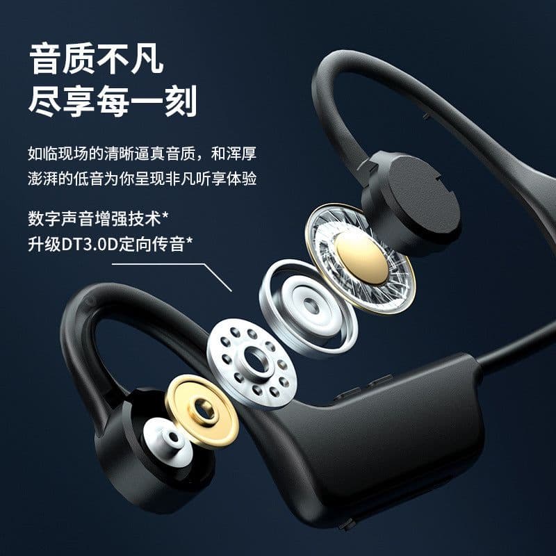 image-Bone Conduction Bluetooth Headset Waterproof IPX4