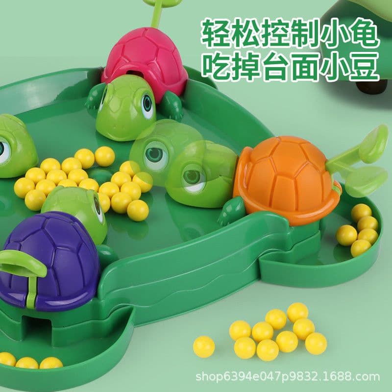 image-Turtle Pac-Bean Frog Interactive Puzzle Board Game Toy