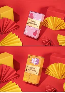 image-Birthday Surprise Bouncing Gift Box Red