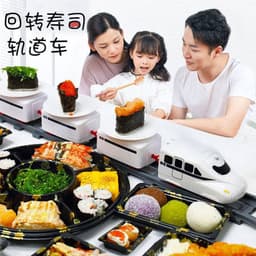 image-Small Automatic Rotating Sushi Machine Turntable