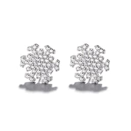 image-Sterling Silver 925 Snowflake Earrings