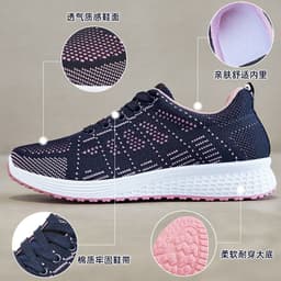 image-Women's Casual Sports Shoes, Breathable, Size 41