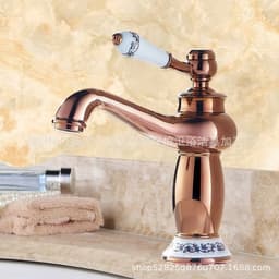 image-All-Copper Antique Basin Faucet Black