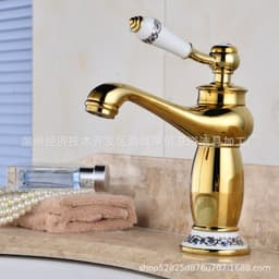 image-All-Copper Antique Basin Faucet Black