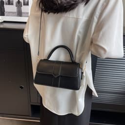 image-Fashenu Single Shoulder Crossbody Bag, Square
