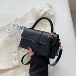 image-Fashenu Single Shoulder Crossbody Bag, Square