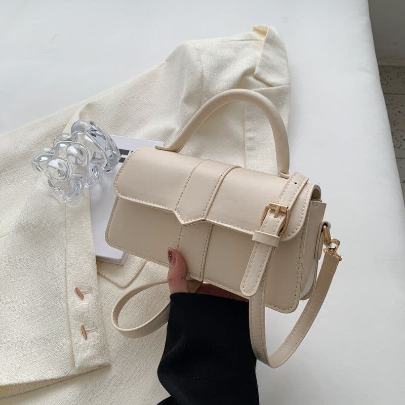 image-Fashenu Single Shoulder Crossbody Bag, Square