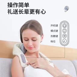 image-Infrared Heating Neck Shoulder Massager Shawl USB