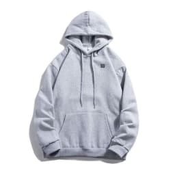 image-Men's USB Heated Hooded Sweatshirt Grey