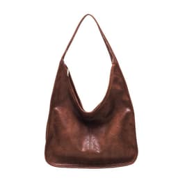 image-Retay Retro Textured PU Shoulder Bag Yellow