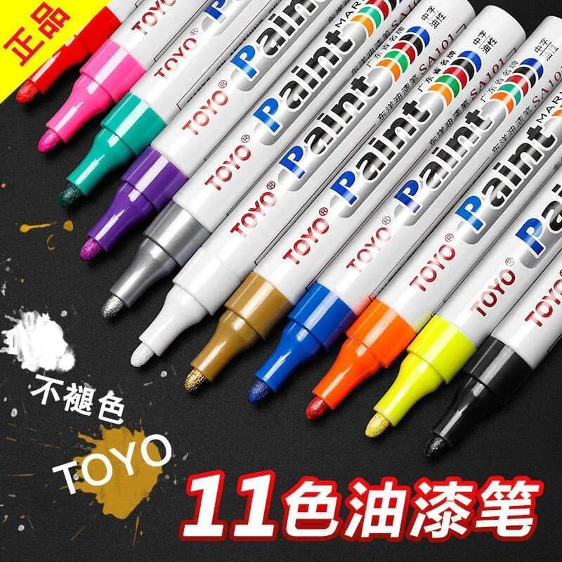 image-Toyo SA101 White Tire Marker Pen 2.0mm