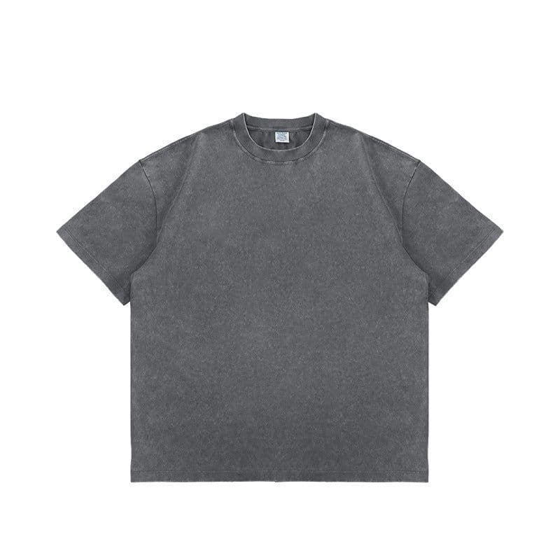 image-INF Men's Cotton T-Shirt Olive Green Loose Fit