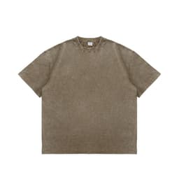 image-INF Men's Cotton T-Shirt Olive Green Loose Fit