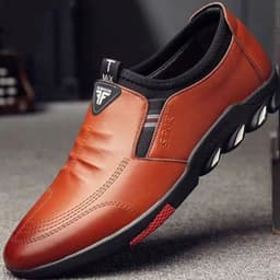image-Men's Casual Leather Shoes LP-1 Lace-Up
