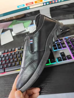image-Men's Casual Leather Shoes LP-1 Lace-Up