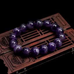 image-Fei Yi Natural Amethyst Crystal Bracelet