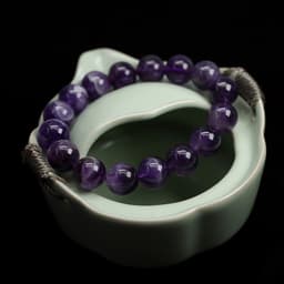 image-Fei Yi Natural Amethyst Crystal Bracelet